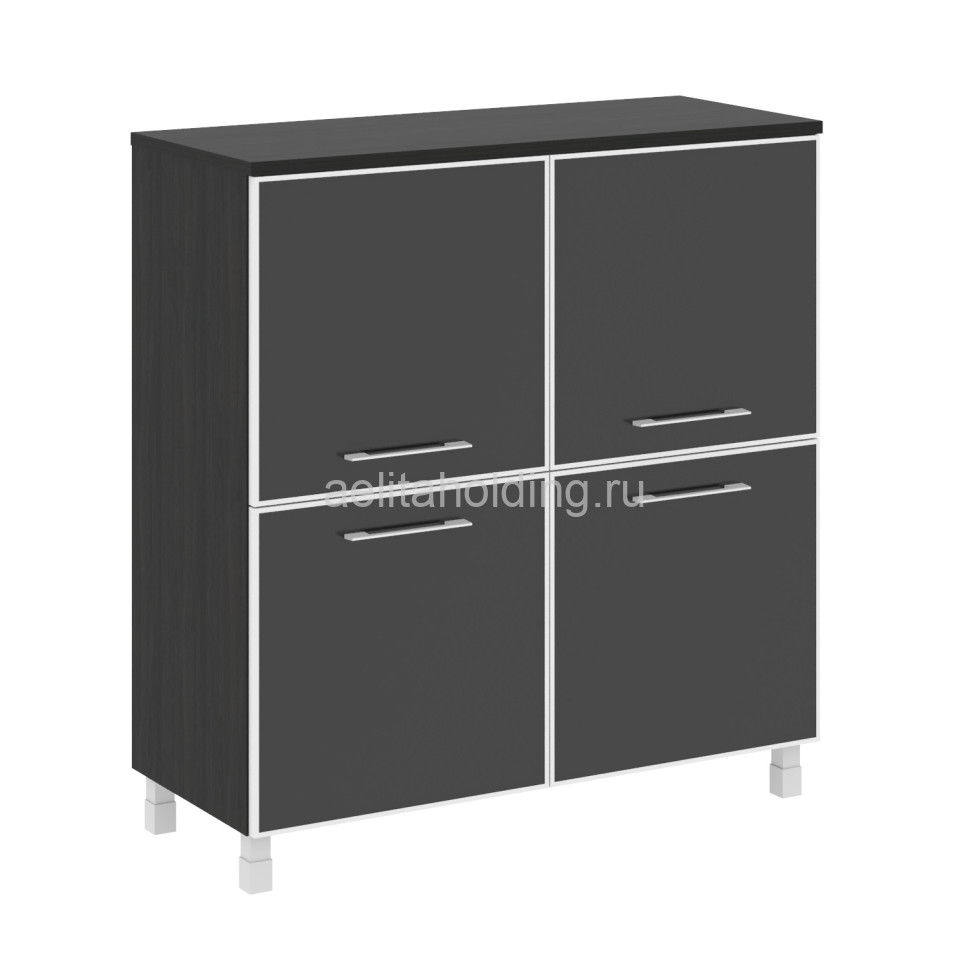 Стеллаж квадратный Ялта LT.SD-1.2 R black 