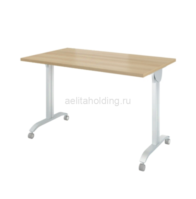 Стол ДБ50 Дублин на колесах,м/к с откидной столешницей 1200х700х745(ДБ50_2+ДБ50_2)